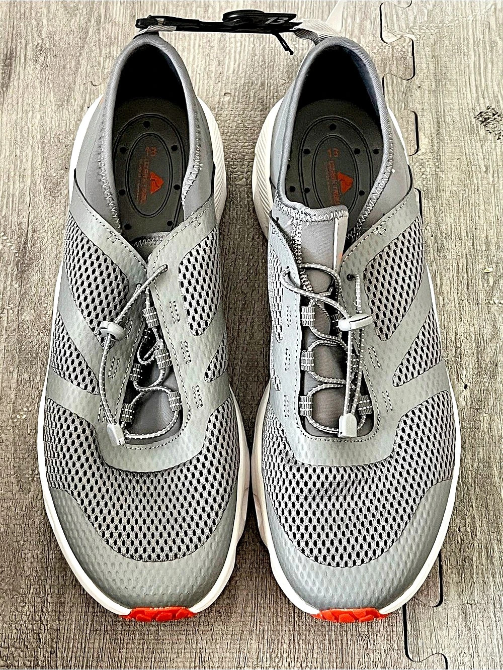 Ozark Trail Men’s Gray Mesh Lace-Up Low Top Athletic Sneaker